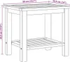 Stolik Kawowy Brązowy 50 X 35 X 45 Cm Lite Drewno Tekowe Podgląd zdjęcia produktu 9