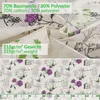 Tischdecke Hortensien mit Blumen Botanik aus Stoff Produktbild-Vorschau 5
