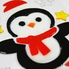 Gel autocollant de Noël pour fenêtre - Pingouin de Noël Voir les images du produit 1