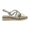 Tamaris  Damenschuhe Sandalen Flach Gold Freizeit, Produktbild-Vorschau 6