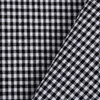 Baumwollstoff Meterware kariert weiß schwarz 2mm Produktbild-Vorschau 5