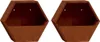 vidaXL Wand-Pflanzkübel 2 Stk. Rostig Cortenstahl 30x10x25 Produktbild-Vorschau 1