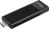 A black TV stick with an HDMI connector on a white background. Produktbild-Vorschau