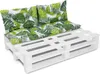 Amilian Palettenkissen SET Gartenkissen mit Rückenkissen Produktbild-Vorschau 1