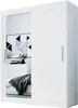 Easy4You D1 150 cm Weiß Schiebetüren Kleiderschrank Produktbild-Vorschau 1