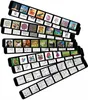 A collage of multiple strips of images, each strip containing a series of small pictures, some colored and some black and white line drawings. Voir les images du produit