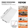 VEVOR 2540x1145mm Folia stołowa PVC Przezroczysta 1,5 mm Podgląd zdjęcia produktu 7