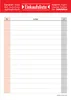 PRICARO boodschappenlijst "Typo", rood, A6, 5 stuks Productafbeelding-voorbeeld 4