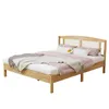 Rattan Doppelbett, Kiefer & PE-Rattan, 15 Latten, Stabile Produktbild-Vorschau 14