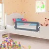 vidaXL Barrière de sécurité pour lit d'enfant Gris 102x42 Voir les images du produit 2