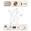 LED Weihnachts Fenster Silhouette XXL - Motiv: Nikolaus Produktbild-Vorschau 2