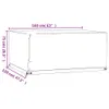 Copri mobili da giardino 2 pezzi 8 occhielli 160x120x75 cm Anteprima dell’immagine prodotto 7