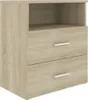 vidaXL Nočný stolík Sonoma Dub 50x32x60 cm Náhľad obrázku produktu 2