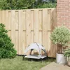 vidaXL Lettino per cani Grigio argento 63 x 49,5 x 60 cm Anteprima dell’immagine prodotto 3