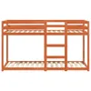 Design Etagenbett Wachsbraun 90x190 cm Massivholz Kiefer, Produktbild-Vorschau 4