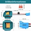 Für Netzteiladapter-Rad für Makita 18V LXT Akku mit Produktbild-Vorschau 4