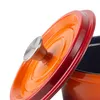 Eisentopf mit Deckel 2,2 L Vintage Cuisine Orange Ombre Produktbild-Vorschau 5