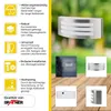 Grafner Edelstahl Wandleuchte | halbrund | für innen und Produktbild-Vorschau 2