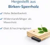 Doppel Federleistenrost 140x200 cm – 2× 70x200, 32 Produktbild-Vorschau 3
