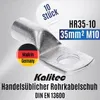 10 Stück Kalitec HR35-10 Handelsübliche Rohrkabelschuhe Produktbild-Vorschau 2
