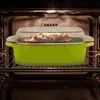 Grande pirofila in alluminio da 5L con coperchio verde Anteprima dell’immagine prodotto 2