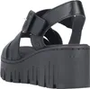 Rieker Damen Keilsandalette mit Plateau und gekreuzten Produktbild-Vorschau 6