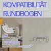 Bogen voor gordijnrail - Wit - 2-delig (verbindingsboog, Productafbeelding-voorbeeld 7
