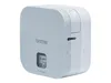 A white Brother P-touch P300BT Cube Bluetooth label maker is shown against a white background. Produktbild-Vorschau