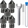 MMOBIEL 5 Extruder für 3D-Druckerdüsen 0,4 mm Stahl MK8 für Produktbild-Vorschau 1