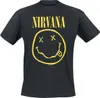 Nirvana Flower Sniffin (Back Print) Black 2XL T-Shirt Produktbild-Vorschau 3