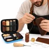 Leder Nähset 28-teilig, Leder-Nähset mit Ahle, Nadeln & Produktbild-Vorschau 1