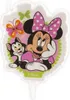 Minnie Maus-Kerze zum Geburtstag Kuchendeko bunt 7,5cm - Produktbild-Vorschau 1