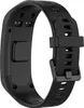 A black silicone watch band for a Garmin Vivosmart HR fitness tracker. Produktbild-Vorschau