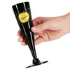 com-four® 16x Mehrweg Sektglas - schwarze, stapelbare Produktbild-Vorschau 3