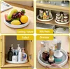 2x Drehteller Organizer Küche, 25cm Lazy Susan Drehteller Produktbild-Vorschau 2