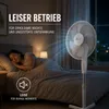 6x BURI Standventilator 45W | Höhenverstellbar 120-130 cm | Produktbild-Vorschau 6