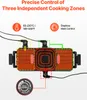 VEVOR Hot Pot 2300 W 2 in 1 elektrischer rauchfreier Grill Produktbild-Vorschau 4