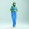 Onesie Kigurumi pigiama Super Mario Luigi costume Anteprima dell’immagine prodotto 5