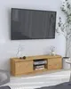 TV skrinka, 140 cm, dub LanceLot, LED osvetlenie, 18 mm, Náhľad obrázku produktu 5