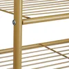 Relaxdays Kleiderständer mit Schuhablage, Metall, Produktbild-Vorschau 4