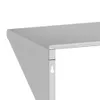Mensola a Muro 100x45x31 cm Argento in Acciaio Inossidabile Anteprima dell’immagine prodotto 9
