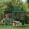 vidaXL Party Zelt Seitenteil 2 pcs 200 x 195 cm Grün PE und Produktbild-Vorschau 2
