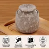 Marmor Butterdose mit Deckel, 10,8 cm, Ozeanblau Náhled obrázku produktu