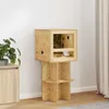 vidaXL Terárium hnedé 40 x 40 x 40 cm OSB Náhľad obrázku produktu 2