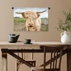MuchoWow® Wandteppich Wandbehang Schottische Hochlandrind - Produktbild-Vorschau 6