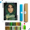 ARTULIO - Diamond Painting Set - Frauenporträt in Grün - 40 Produktbild-Vorschau 3