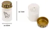 Novaliv Grabschmuck I Herz Rose I Grau I inkl. LED Produktbild-Vorschau 4