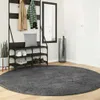 vidaXL Tappeto OVIEDO a pelo corto antracite Ø 200 cm Anteprima dell’immagine prodotto 2
