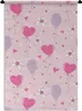 MuchoWow® Wandteppich Wandbehang Ballon - Muster - Rosa Produktbild-Vorschau 1