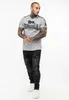 Herren T-Shirt normale Passform STOUR Marl Grey/Black/White Produktbild-Vorschau 9